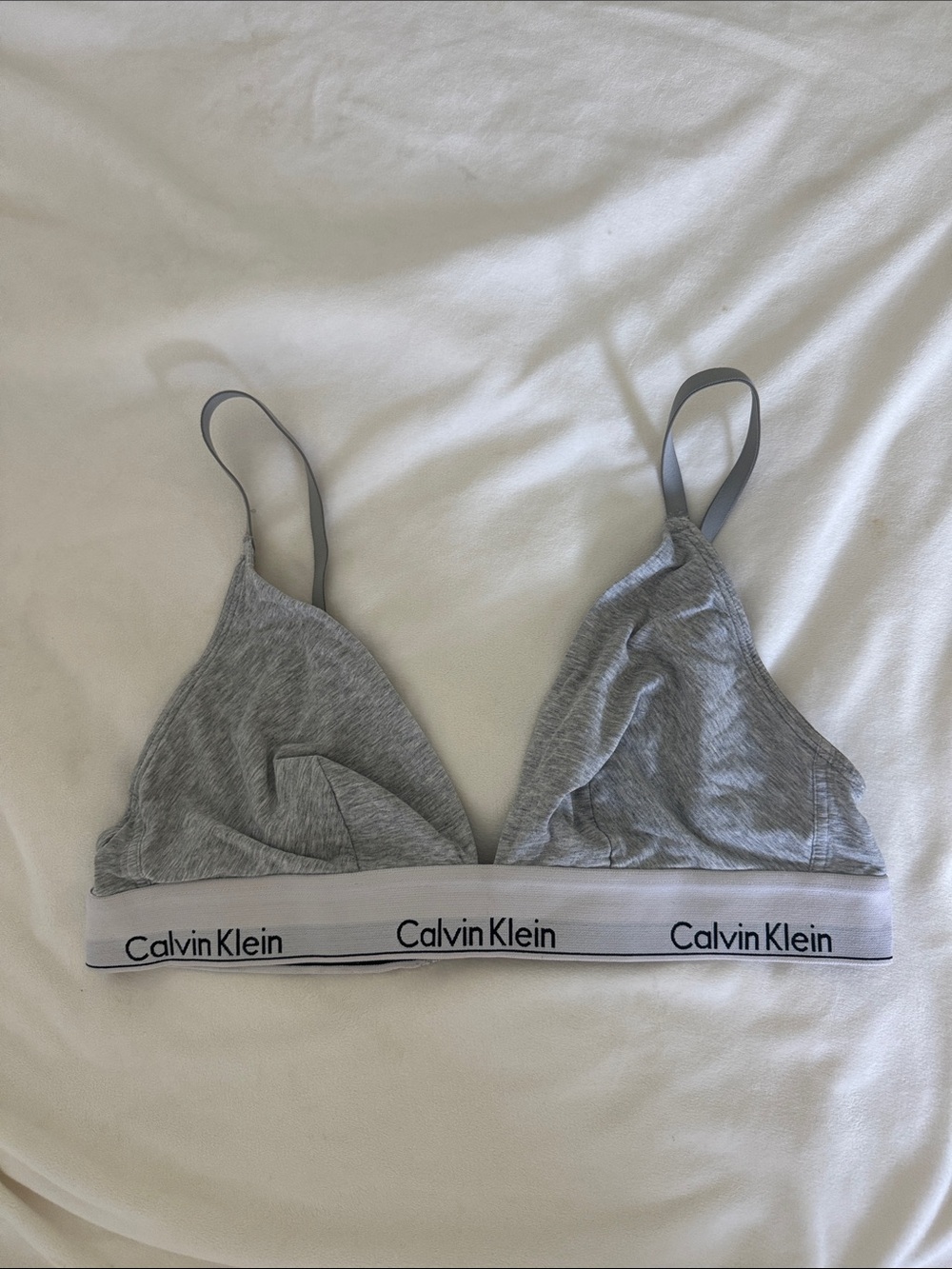 Calvin Klein Women's Modern Cotton Lightly Lined Triangle Bralette